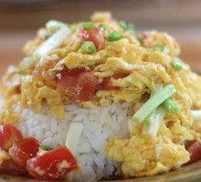Tomato and Egg Rice Bowl