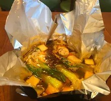 Spicy Lobster Tail and Clam Noodles