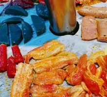 Thinly sliced pork belly