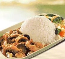 Chicken with Mushrooms Rice