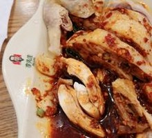 白斩鸡土豆丝拼盘