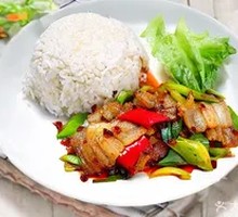 Spicy Pork Fried Rice Bowl