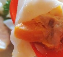 Egg Yolk Pork Dumplings