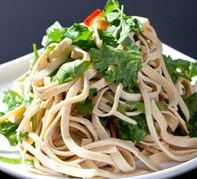 Scallion Tofu Skin Salad