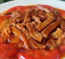 Tomato and Beef Strips