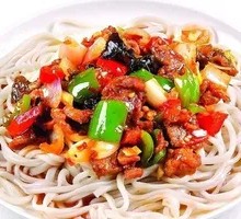 Fried Meat Noodles