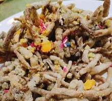 Dry-Fried Wood Ear Mushrooms