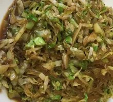Napa Cabbage Stir-Fried with Vermicelli