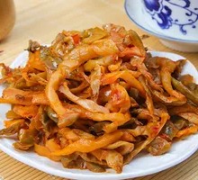 Pickled Mustard Greens Strips