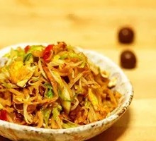 Egg and Meat Stir-Fried Pancake