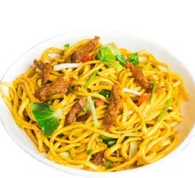 Stir-Fried Noodles with Shredded Meat