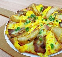 Teriyaki Beef and Potato Pizza