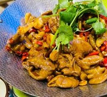 Spicy Pork Intestines Stir-fry