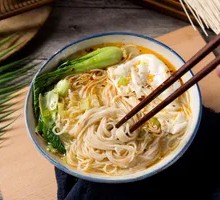 Shrimp Dried Vegetable Noodle Soup