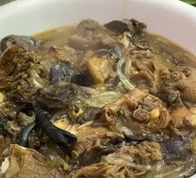 Chicken Stewed with Mushrooms