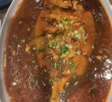 Spicy Braised Flounder