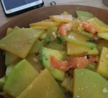 Stir-fried Winter Melon with Dried Shrimp
