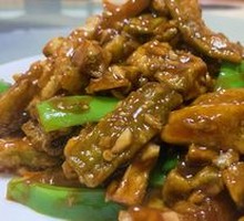 Sauce-Braised Eggplant Strips