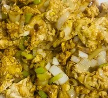 Scallion and Egg Stir-Fry