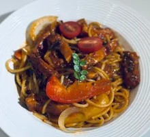 Sicilian Tomato Meat Sauce Pasta