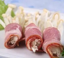 Aluminum-Wrapped Enoki Mushrooms