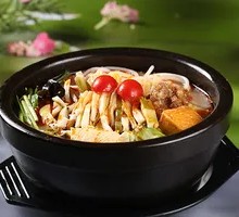 Four Meat and Vegetable Rice Noodles