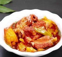 Stewed Pork Ribs with Potatoes and Green Beans