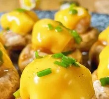 Juicy Mushroom Stuffed with Shrimp Paste