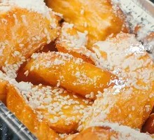 Aluminum Foil Baked Sweet Potato