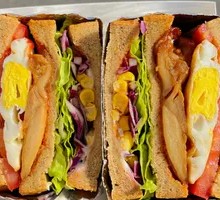 Low-Fat Whole Wheat Teriyaki Pork Sandwich