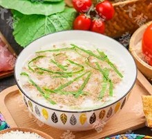 Beef Rice Porridge with Freshly Cooked Beef