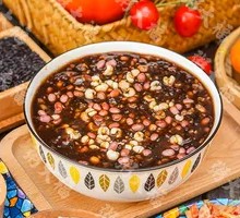 Black Rice Red Bean Job's Tears Porridge