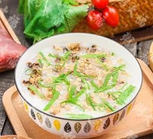 Shiitake and Pork Rice Porridge