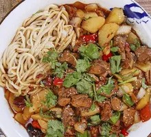 Braised Chicken Noodles