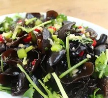 Cold-mixed black fungus