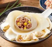 Fresh Corn and Pork Dumplings
