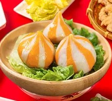 Crab Roe Fish Egg Dumpling