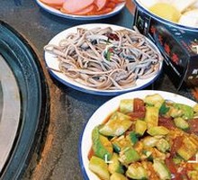 Corn Porridge with Pickled Vegetables