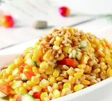 Pine Nut Corn Rice Bowl