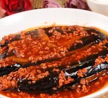 Minced Pork and Eggplant Rice Bowl