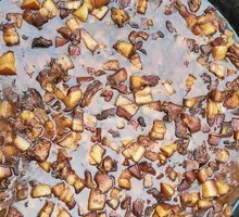 Stewed Pork in Large Pot