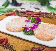 Fish Roe Shrimp Dumplings