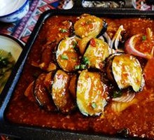 Iron Plate Dongjiang Eggplant Stuffed with Meat