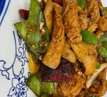 Spicy Pepper and Pig Intestines