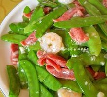 Snow Pea and Sausage Stir-fry