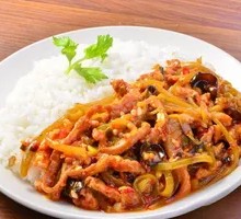 Fish-Flavored Shredded Pork Rice Bowl