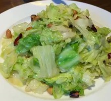 Fried Pork Crumbs with Chinese Cabbage
