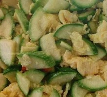 Egg Stir-fried with Cucumber