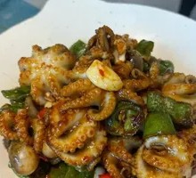 Spicy Stir-fried Octopus