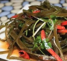 Cold-mixed kelp strands